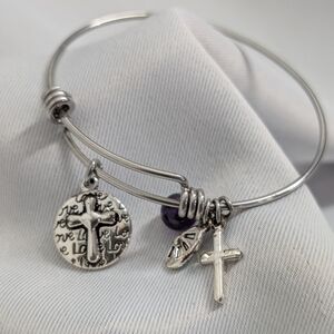 Charm Bangle Bracelet